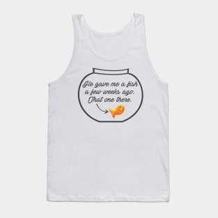 CJ Cregg Goldfish Quote Tank Top